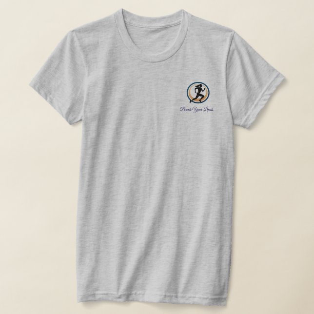 Minimal Silhouette Rörelse T-shirt - Modern grafik (Laydown)