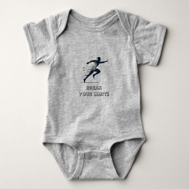 Minimal Silhouette Rörelse T-Shirt - Modern grafik (Framsida)