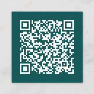 Minimal skalning för QR-kod för anpassade Fyrkantigt Visitkort