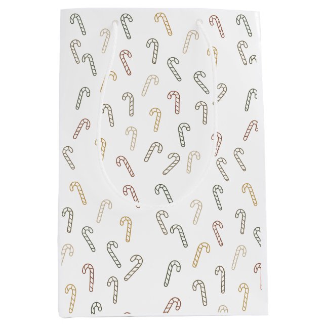 Minimal Skandi-juldesign med godisrand			 (Framsidan)