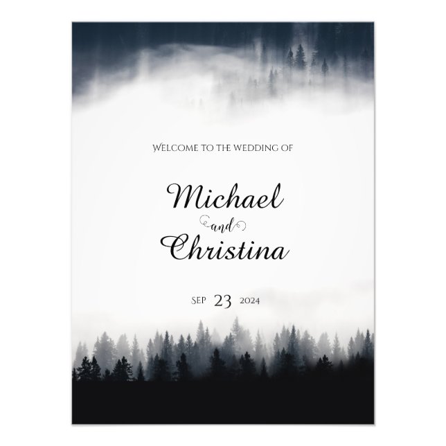 Minimal skogskaraktär för groddar av groddar i brö fototryck (Framsidan)