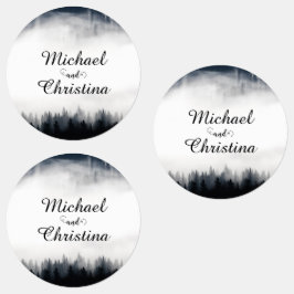 Minimal skogskaraktär för groddar av groddar i brö klistermärke