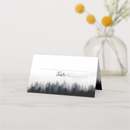 Minimal skogskaraktär för groddar av groddar i brö placeringskort