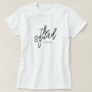 Minimal skript Brudtärna Anpassad T Shirt