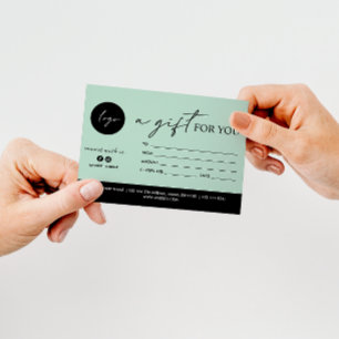 MINIMAL SKRIPT EN GIFT FÖR DIG LOGOTYP SOCIAL-KONT