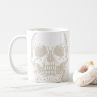 Minimal skullkaffe första Mugg