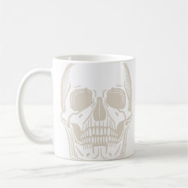 Minimal skullkaffe första Mugg