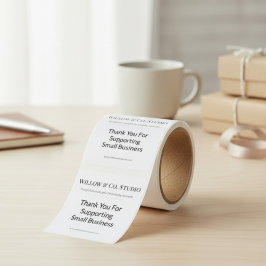 Minimal Small Business  Fyrkantigt Klistermärke