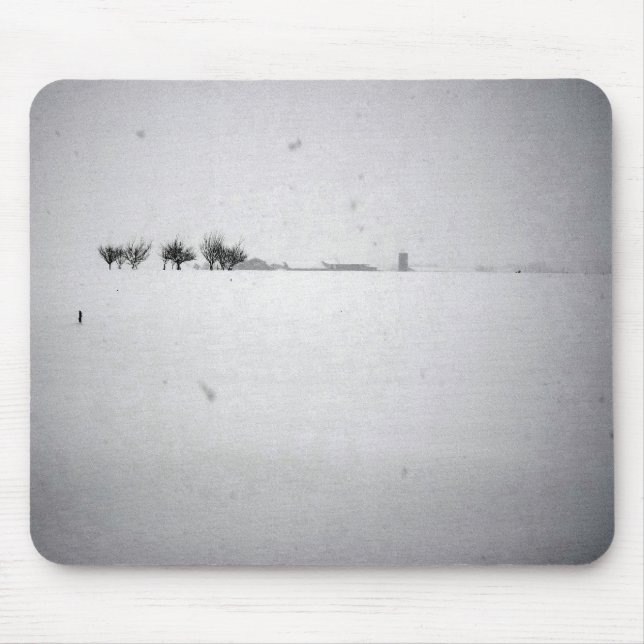Minimal Snö Mousepad Musmatta (Framsidan)