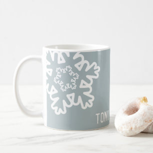 Minimal Snöflingor Mugg