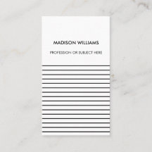 Minimal Snyggt Trendig Modern Affärskort