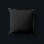 Minimal Solid Black Kudde<br><div class="desc">Vilken kudde behöver du skapa? En fotokudde? En födelsedagskudde? Behöver du en kudde för ett nytt hus? En logotyp som sprider ord och marknadsför ditt varumärke. Börja med en grundläggande, minimal svart kudde och skapa något fantastisk. Lägg till färgad, foto eller bilder. Möjligheterna är oändliga. Den enda frågan nu är...</div>