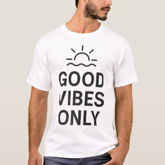 Minimal solnedgång - endast bra solnedgång t shirt