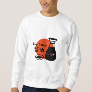 Minimal soy Sauce Japan Travel Lång Ärmad Tröja