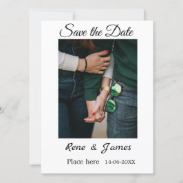 Minimal spara för fotovit svart klassisk elegant p