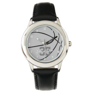 minimal sportig ungdom grått eller ANY färg basket Armbandsur