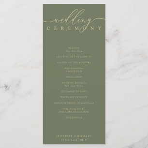 Minimal spridning Namnteckning skriptCeremony Bröl Program