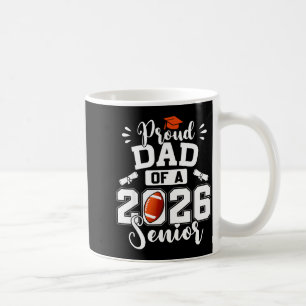 Minimal stolt pappa 2026 Seniorfotboll Kaffemugg