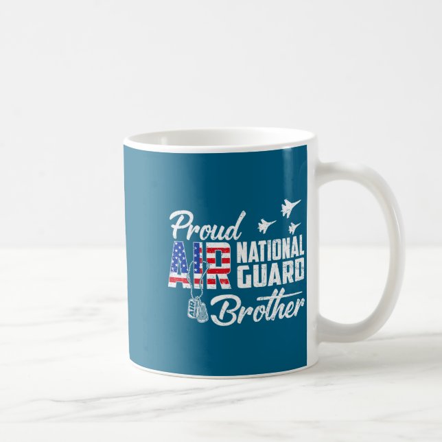 Minimal Stolthet Air National Guard Bror Kaffemugg (Höger)
