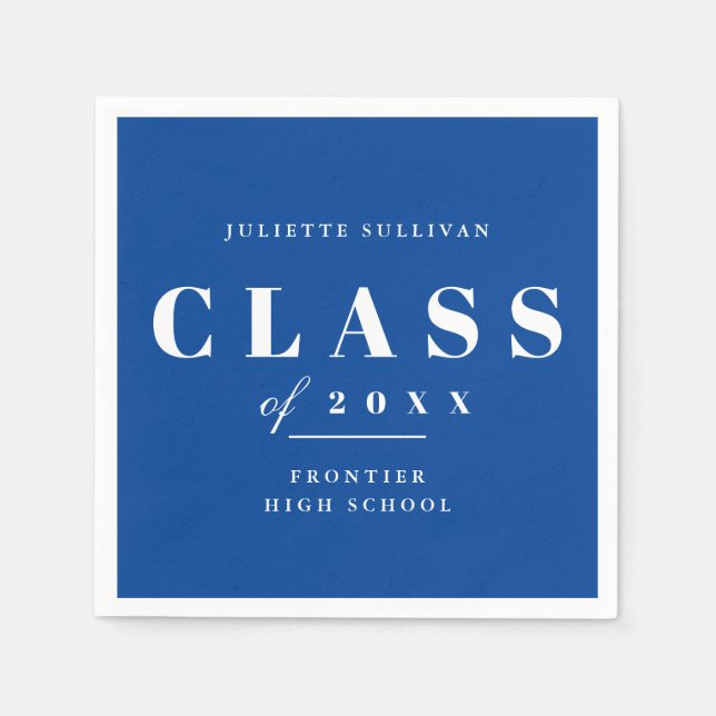 Minimal Studentfest Pappersservett (Framsidan)