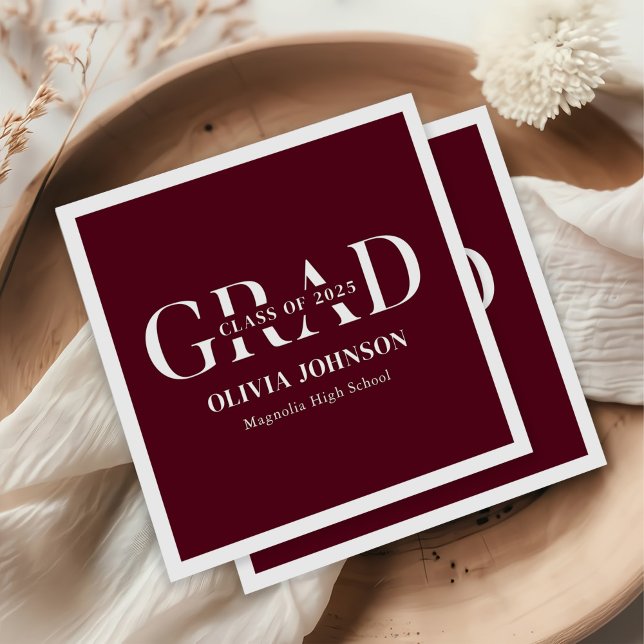 Minimal Studentfest Pappersservett (Skapare uppladdad)