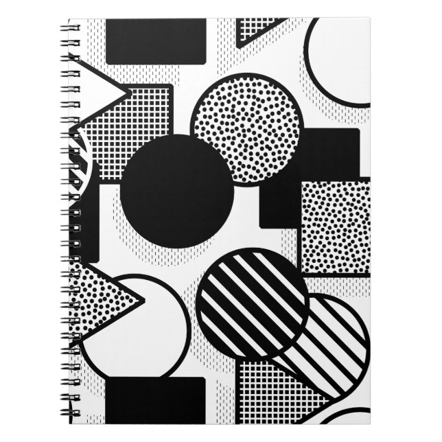 Minimal svart design III Anteckningsbok (Framsidan)