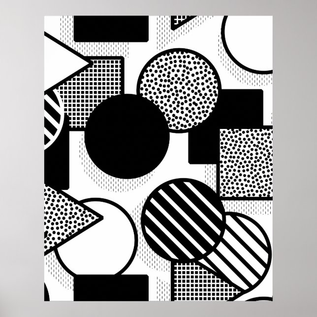 Minimal svart design III Poster (Framsidan)