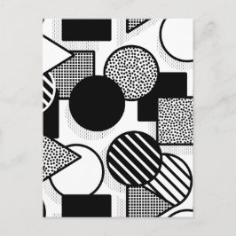 Minimal svart design III Vykort