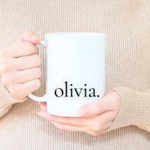 Minimal svart och vit monogram klassisk Elegant