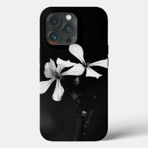 minimal svartvit blommigt