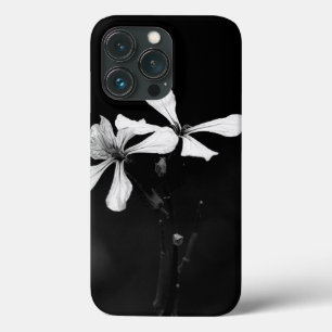 minimal svartvit blommigt
