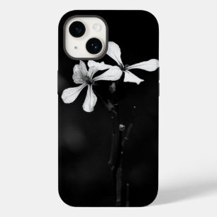 minimal svartvit blommigt