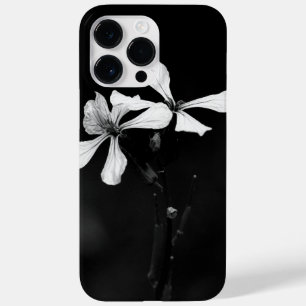minimal svartvit blommigt