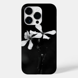 minimal svartvit blommigt