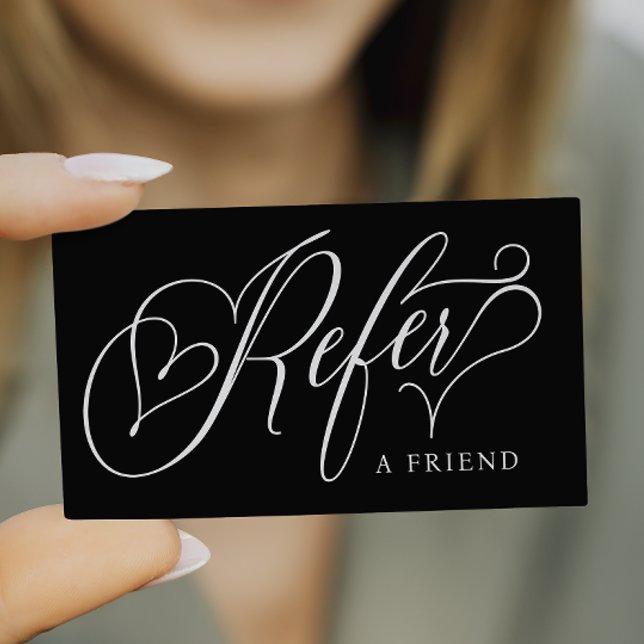 Minimal svartvit typografi rabattkort (Skapare uppladdad)