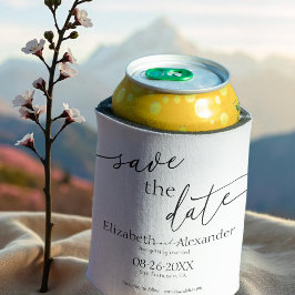 Minimal svartvitt skript Finare Spara datum