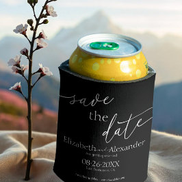 Minimal svartvitt skript Finare Spara datum