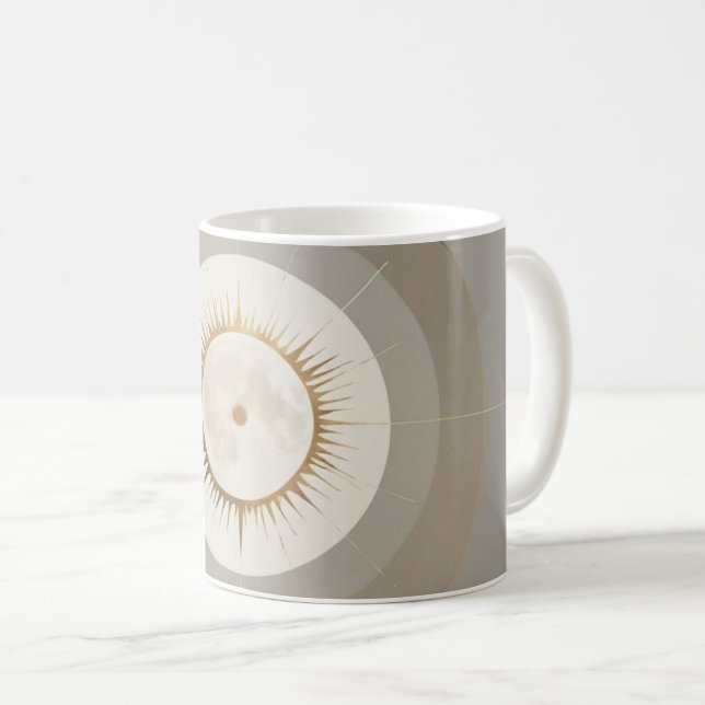 Minimal symbolisk illustration som representerar b kaffemugg (Framsida höger)