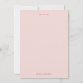 Minimal tack-kort anteckningskort