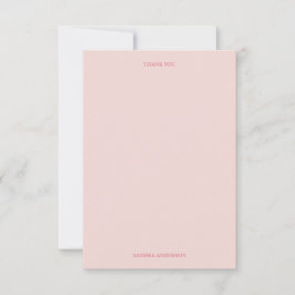 Minimal tack-kort anteckningskort
