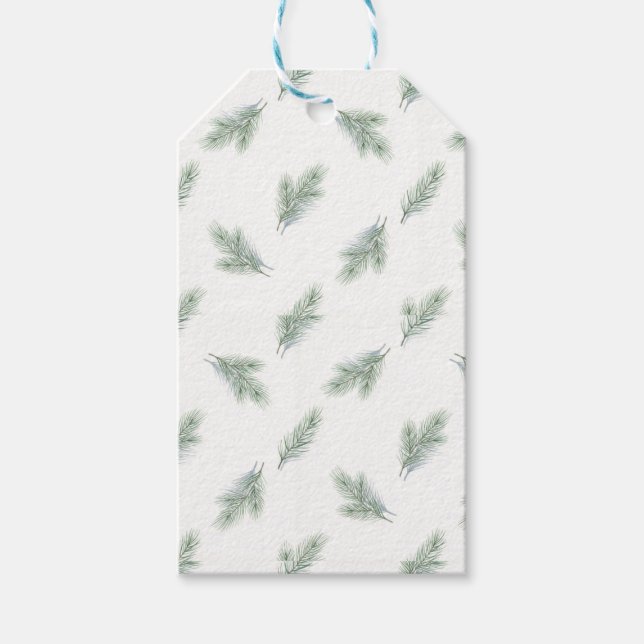 Minimal Tallrik Corporate Jul Mönster Presentetikett (Framsidan)