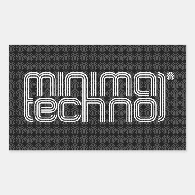 Minimal Techno - etikett (Framsida)