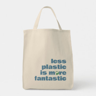 Minimal text återanvändbar shopping tygkasse