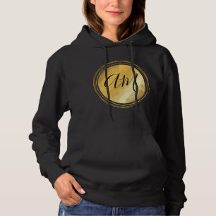Minimal text för gyllene anpassaden t shirt