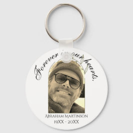 Minimal text i nyckelkedjan Loving Memory Keepsak Nyckelring