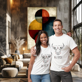 Minimal tjurlinjekonst t shirt