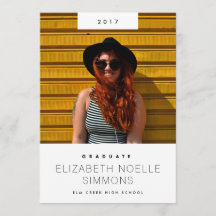 Minimal trendens moderna foto-Studenten-meddelande