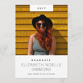 Minimal trendens moderna foto-Studenten-meddelande Meddelande