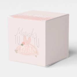Minimal Tutu Flickas Födelsedag Två år Glitter  Presentaskar