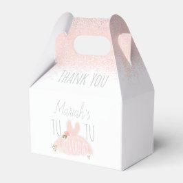 Minimal Tutu Flickas Födelsedag Två år Glitter  Presentaskar